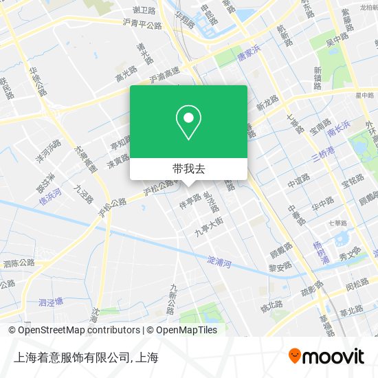 上海着意服饰有限公司地图