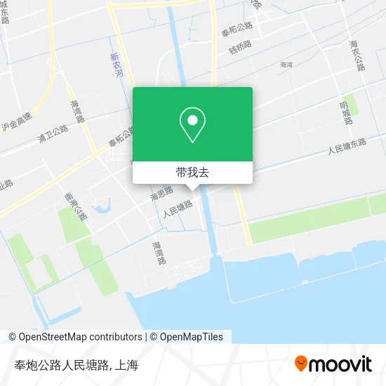 奉炮公路人民塘路地图
