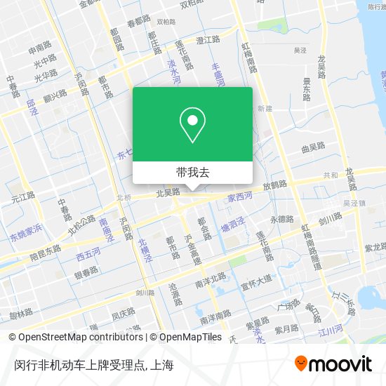 闵行非机动车上牌受理点地图