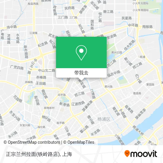 正宗兰州拉面(铁岭路店)地图