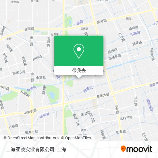 上海亚凌实业有限公司地图