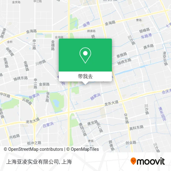 上海亚凌实业有限公司地图