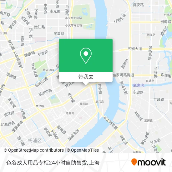 色谷成人用品专柜24小时自助售货地图