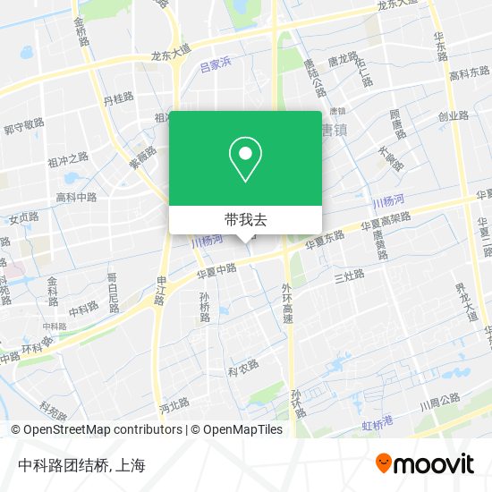 中科路团结桥地图