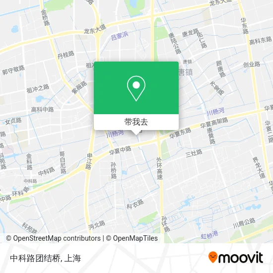 中科路团结桥地图
