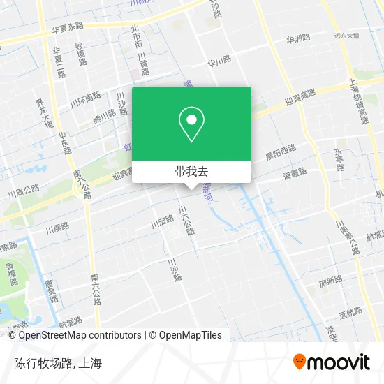 陈行牧场路地图