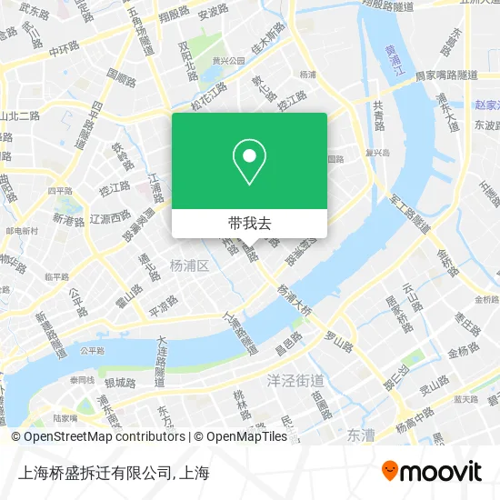 上海桥盛拆迁有限公司地图