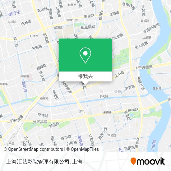 上海汇艺影院管理有限公司地图
