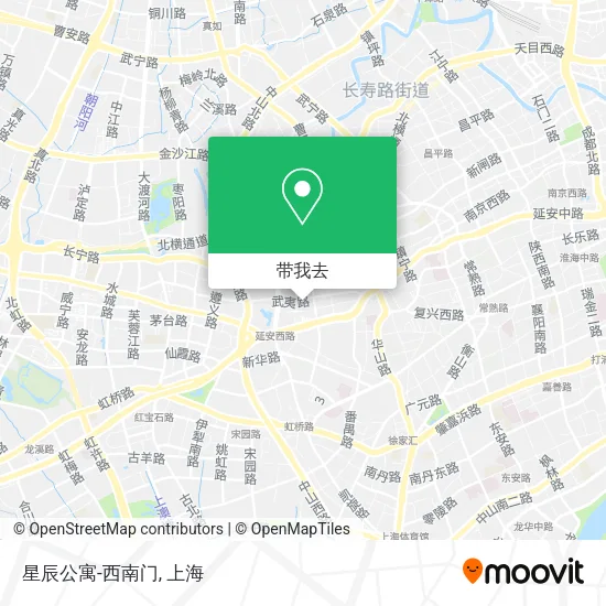 星辰公寓-西南门地图