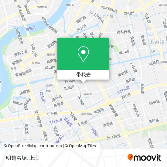 明越浴场地图