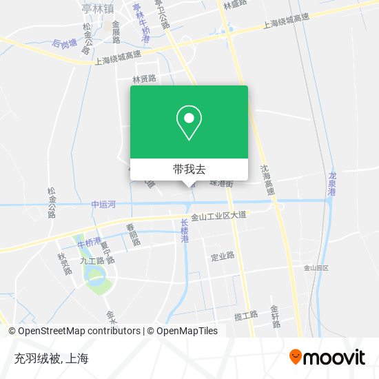 充羽绒被地图