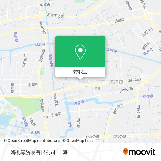 上海礼灏贸易有限公司地图