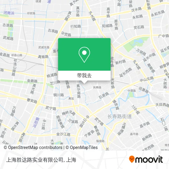 上海胜达路实业有限公司地图