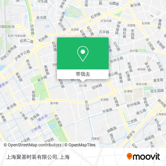上海聚基时装有限公司地图