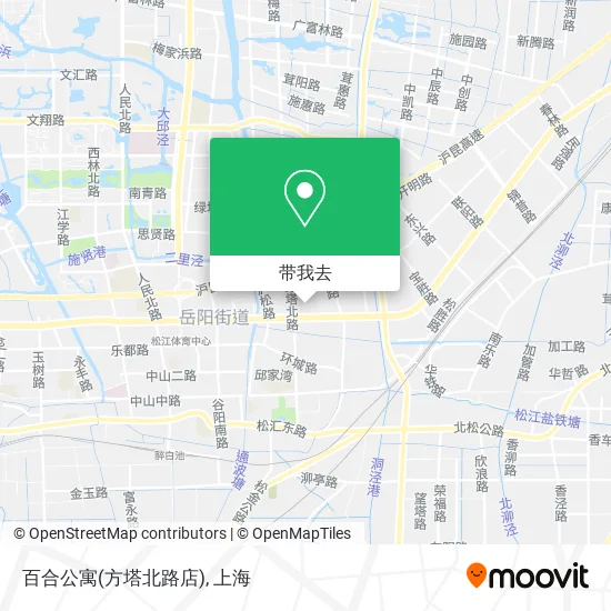 百合公寓(方塔北路店)地图