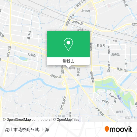 昆山市花桥商务城地图