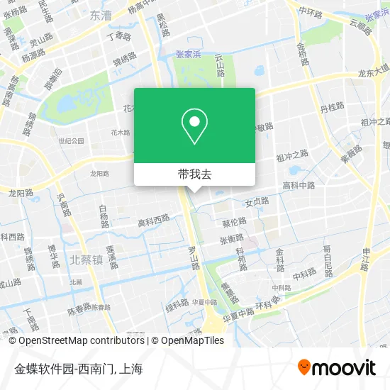 金蝶软件园-西南门地图