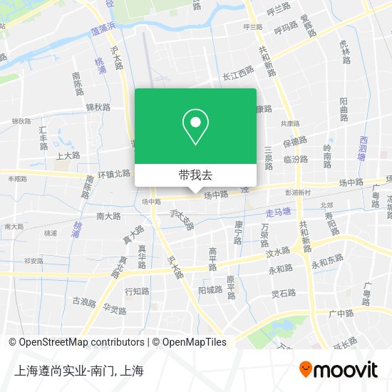上海遵尚实业-南门地图