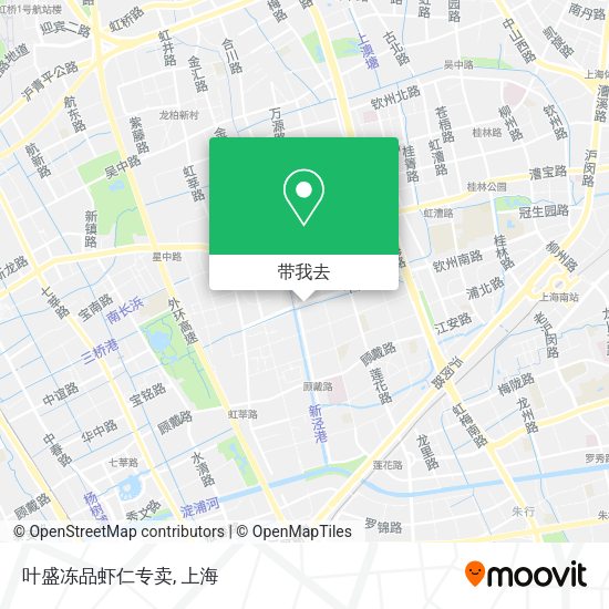 叶盛冻品虾仁专卖地图