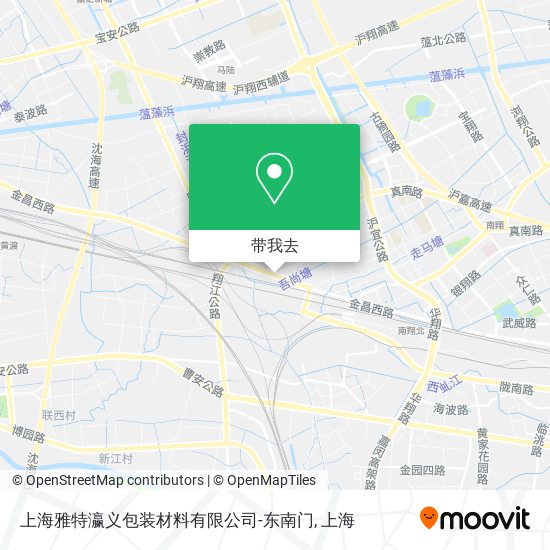 上海雅特瀛义包装材料有限公司-东南门地图