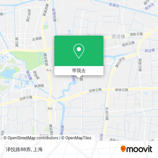 泽悦路88弄地图
