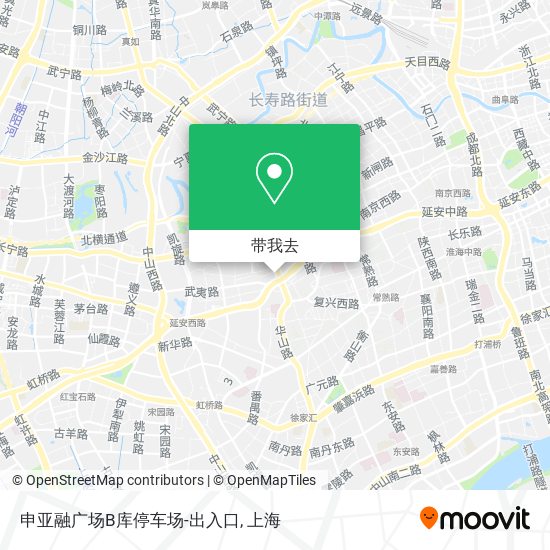 申亚融广场B库停车场-出入口地图