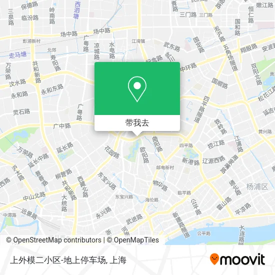 上外模二小区-地上停车场地图