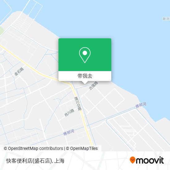 快客便利店(盛石店)地图