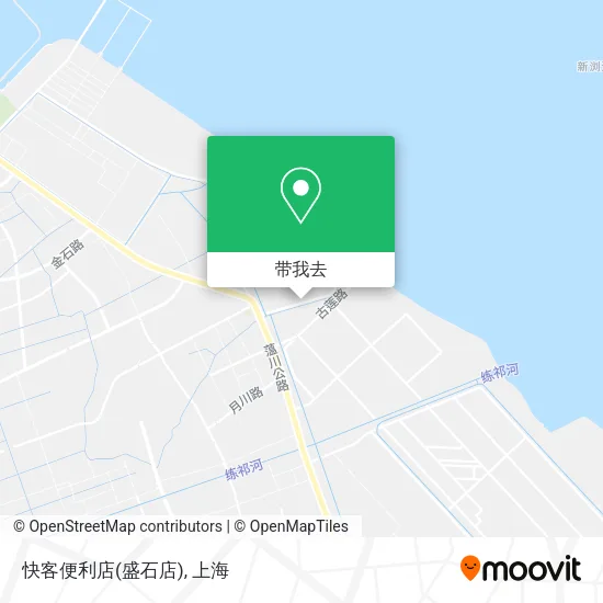 快客便利店(盛石店)地图