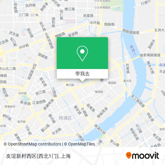 友谊新村西区(西北1门)地图