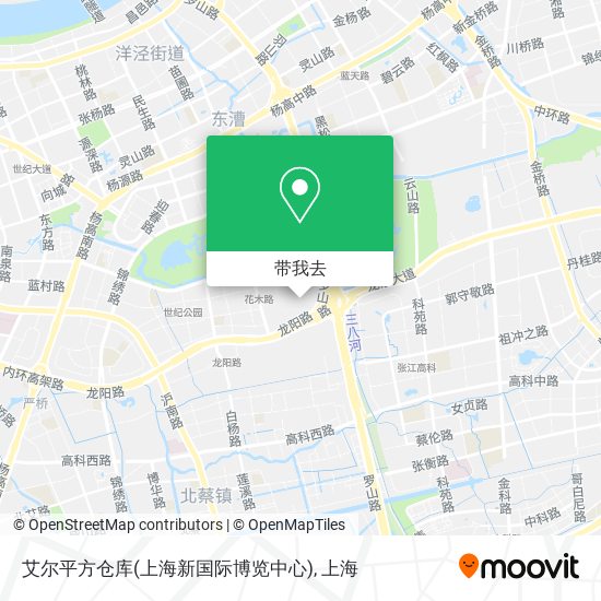 艾尔平方仓库(上海新国际博览中心)地图