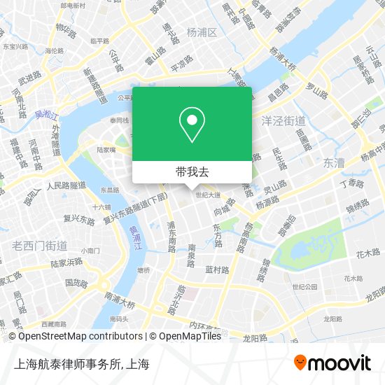上海航泰律师事务所地图