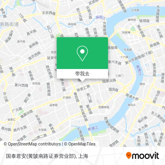 国泰君安(黄陂南路证券营业部)地图