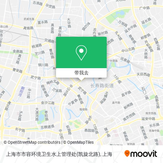上海市市容环境卫生水上管理处(凯旋北路)地图