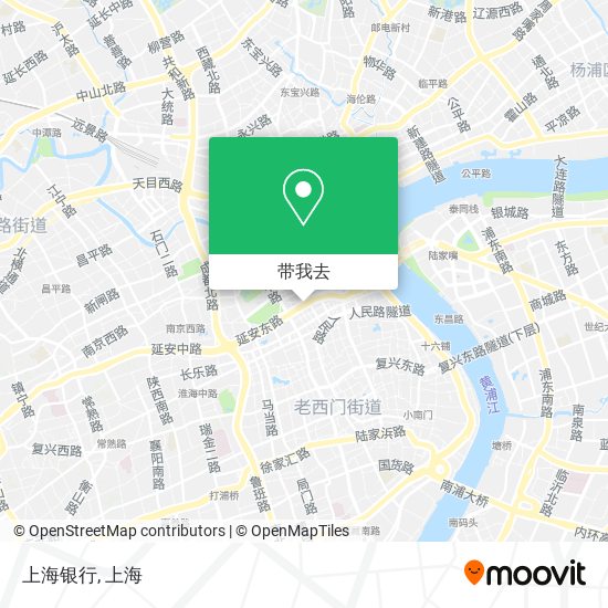 上海银行地图