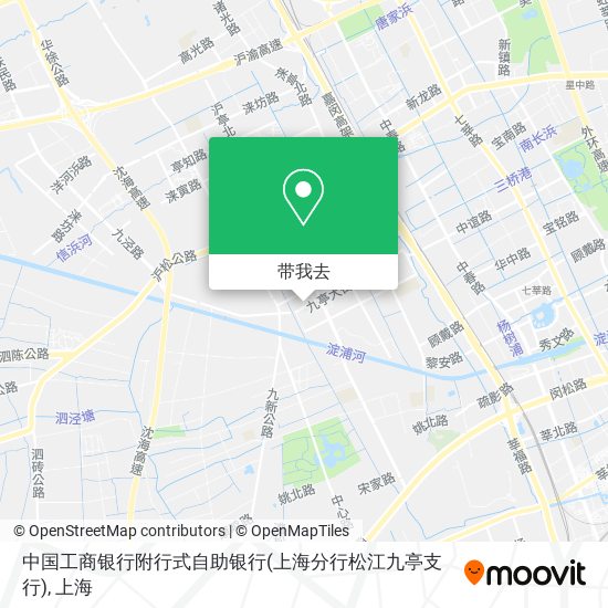中国工商银行附行式自助银行(上海分行松江九亭支行)地图