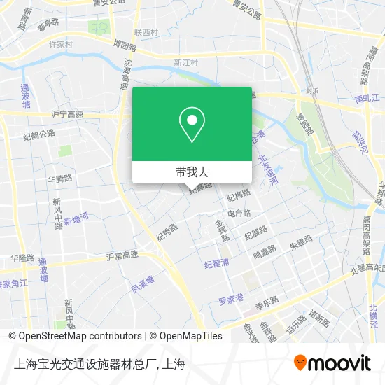 上海宝光交通设施器材总厂地图