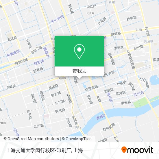 上海交通大学闵行校区-印刷厂地图