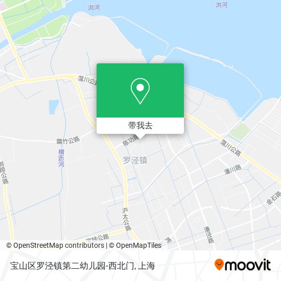宝山区罗泾镇第二幼儿园-西北门地图