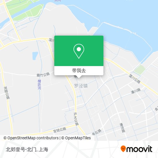 北郊壹号-北门地图