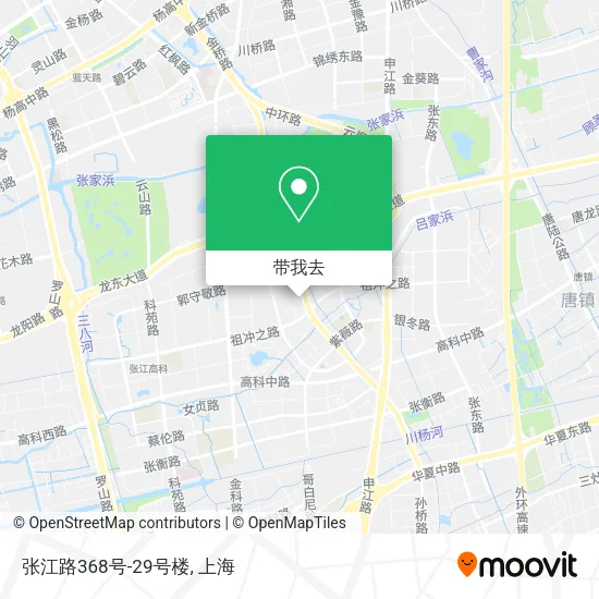 张江路368号-29号楼地图