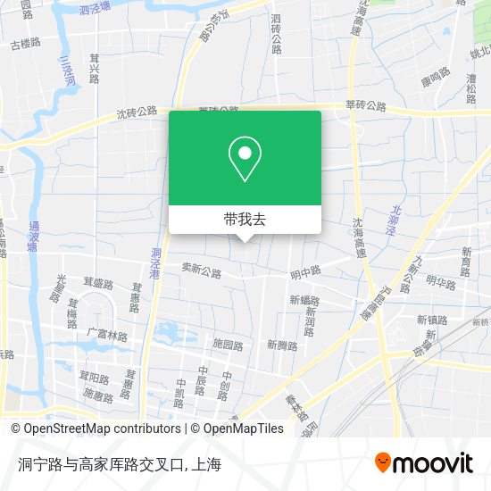 洞宁路与高家厍路交叉口地图