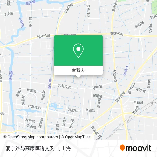 洞宁路与高家厍路交叉口地图