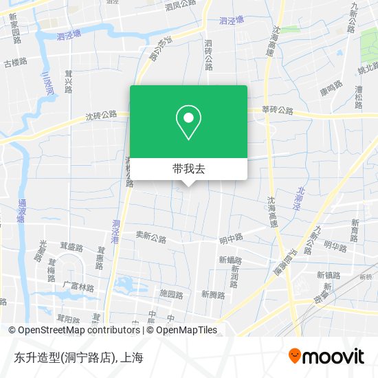 东升造型(洞宁路店)地图