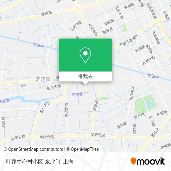 叶家中心村小区-东北门地图