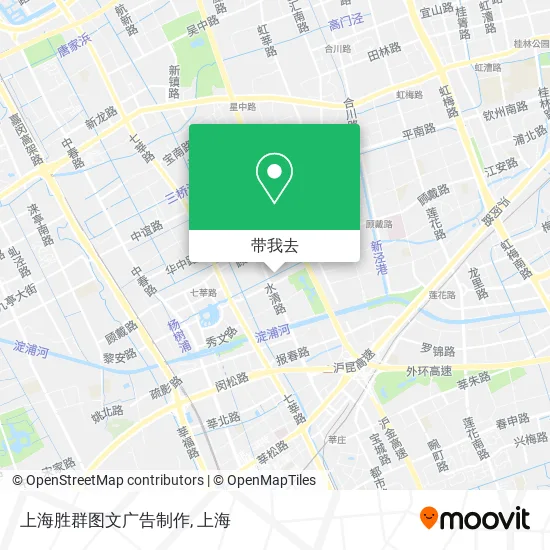 上海胜群图文广告制作地图
