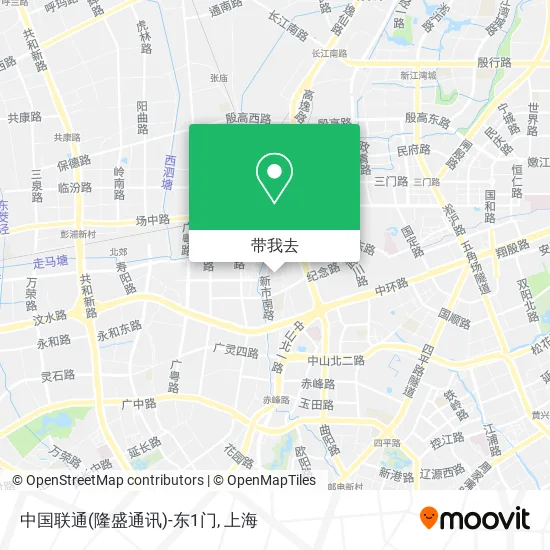 中国联通(隆盛通讯)-东1门地图