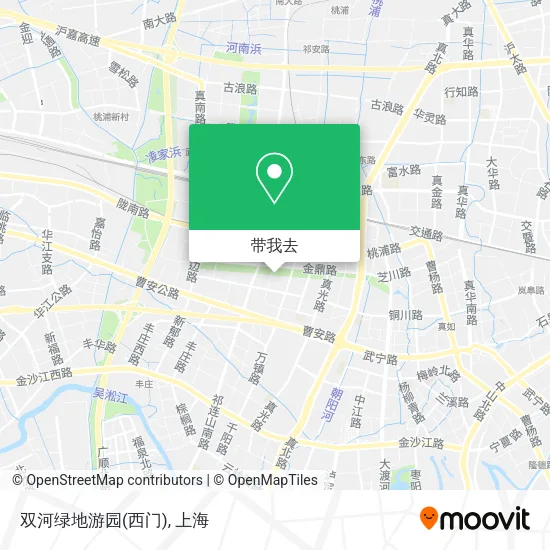 双河绿地游园(西门)地图