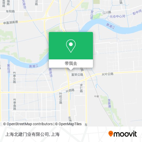 上海北建门业有限公司地图