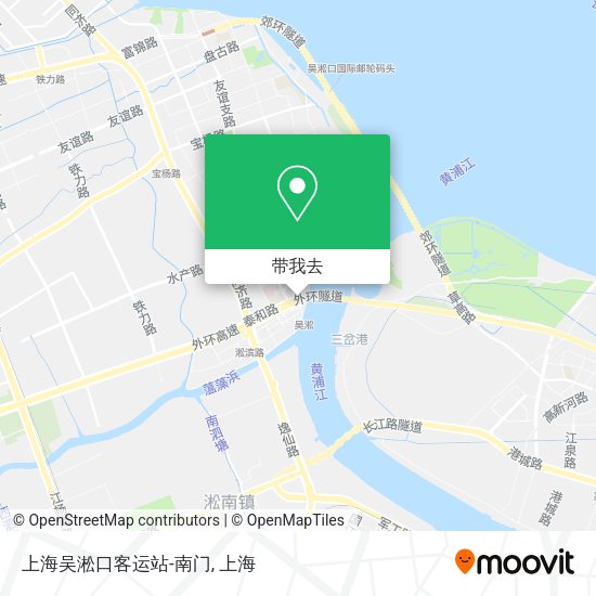 上海吴淞口客运站-南门地图